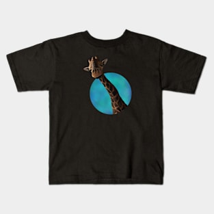 Giraffe circle Kids T-Shirt